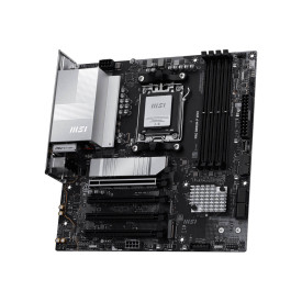Дънна платка MSI PRO B850M-P WIFI, mATX, AM5, DDR5, PCIe 5.0, Wi-Fi 7, 5G LAN, USB-C, Audio Boost