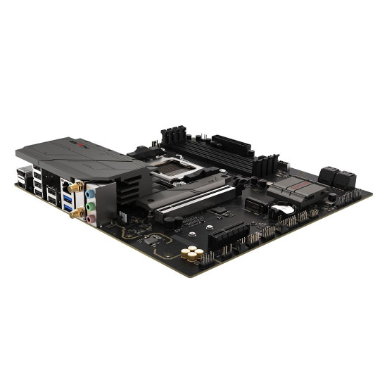 Дънна платка Sapphire Pulse B850M WIFI, AM5, 4xDDR5, PCIe5, LAN 2.5 Gbps, WiFi6, USB, mATX