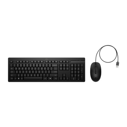 Комплект клавиатура и мишка HP 225 Wired Mouse and Keyboard Combo