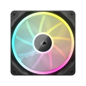 Комплект вентилатори Corsair LX120, 120mm, PWM, RGB Addressable, 2400 RPM, Dual Light Loop, Magnetic Dome, iCUE LINK