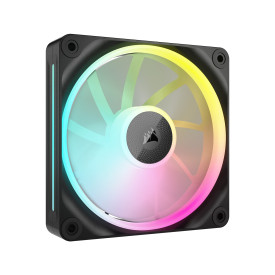 Комплект вентилатори Corsair LX120, 120mm, PWM, RGB Addressable, 2400 RPM, Dual Light Loop, Magnetic Dome, iCUE LINK
