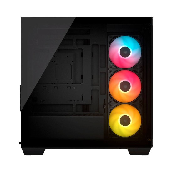 Кутия за компютър Corsair 2800X RS-R ARGB, панорамно стъкло, Micro-ATX, Black