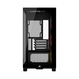 Кутия за компютър Corsair 2800X RS-R ARGB, панорамно стъкло, Micro-ATX, Black