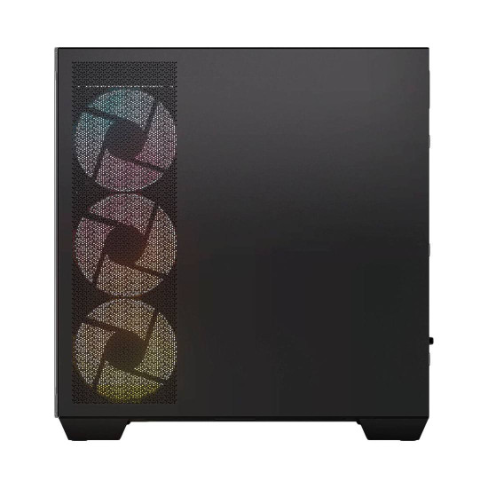 Кутия за компютър Corsair 2800X RS-R ARGB, панорамно стъкло, Micro-ATX, Black