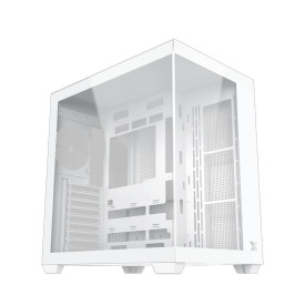 Кутия за компютър XIGMATEK Aqua V Air Arctic, White, ATX, U3x2 + Type C, 2PCS TG, 6PCS Z22A Arctic Reverse & 1PC Z22A Arctic, ARGB Remote Control Kit