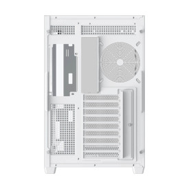 Кутия за компютър XIGMATEK Aqua V Air Arctic, White, ATX, U3x2 + Type C, 2PCS TG, 6PCS Z22A Arctic Reverse & 1PC Z22A Arctic, ARGB Remote Control Kit