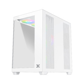 Кутия за компютър XIGMATEK Aqua V Air Arctic, White, ATX, U3x2 + Type C, 2PCS TG, 6PCS Z22A Arctic Reverse & 1PC Z22A Arctic, ARGB Remote Control Kit