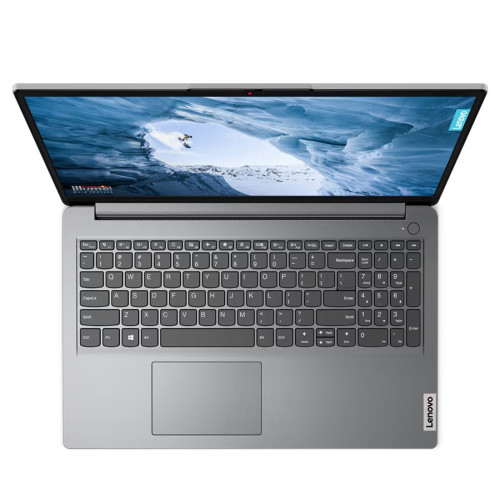 Лаптоп LENOVO IdeaPad 1, Intel Celeron N4500, 15.6 инча FHD, AG, 8GB DDR4, 256GB SSD, Сив