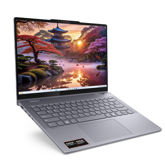 Лаптоп LENOVO IdeaPad 5 2-in-1 Intel Core Ultra 5 225U, 14 инча, WUXGA Touch, 16GB DDR5, 1TB SSD, Windows 11 Home, Luna Grey