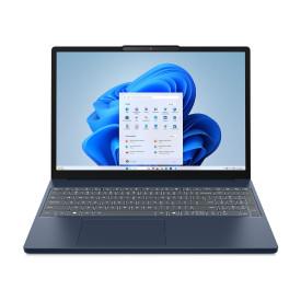 Лаптоп Lenovo IdeaPad Slim 3 15ARP10, 15.3 инча, AMD Ryzen 7 7735HS, 16GB DDR5, 512GB SSD, AMD Radeon 680M, Full HD+, 60Hz, Cosmic Blue