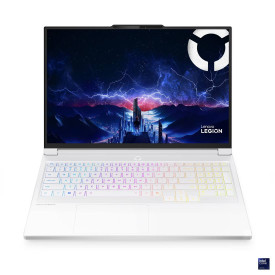 Лаптоп Lenovo Legion 7, Intel Core Ultra 7 255HX, 16 инча WQXGA OLED 500N 240Hz HDR, 32GB DDR5, 1TB SSD, RTX 5060 8GB, Glacier White