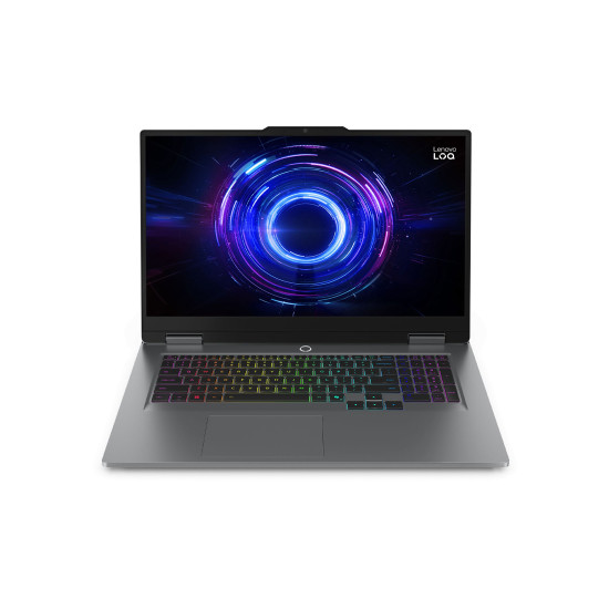 Лаптоп Lenovo LOQ 17IRX10, Intel Core i7-13650HX, 17.3 инча, FHD, IPS, 165Hz, NVIDIA GeForce RTX 5050, 8GB GDDR7, 24GB RAM, 1TB SSD, Wi-Fi 6, Luna Grey