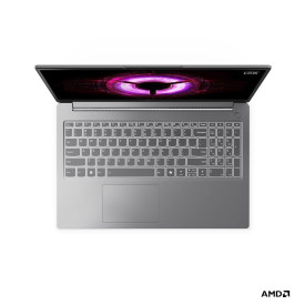 Лаптоп LENOVO LOQ, AMD Ryzen 7 7735HS, 15.6 инча FHD, 144Hz, 16GB RAM, 512GB SSD, RTX3050 6GB, Luna Grey