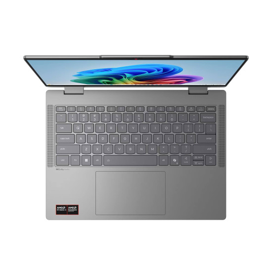 Лаптоп LENOVO IdeaPad 5 2-in-1, AMD Ryzen 7 250, 14 инча WUXGA, тъчскрийн, 16GB DDR5 RAM, 512GB SSD, Luna Grey, Windows 11 Home