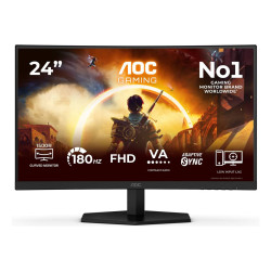 Монитор AOC Gaming C24G42FE, 23.6 инча, FHD, 16:9, VA, 180 Hz, 1 x HDMI 1.4