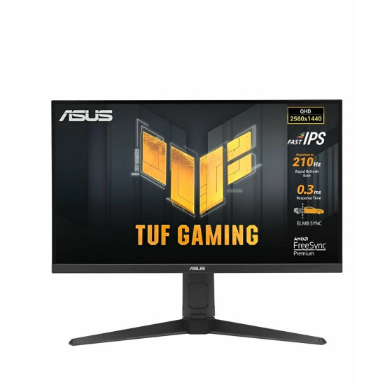 Монитор ASUS TUF Gaming VG27AQL5A, 27 инча, Fast IPS, QHD, 16:9, 210 Hz, 1 ms, 2 x HDMI, DisplayPort, USB 3.2 Gen 1 Type-C, Black