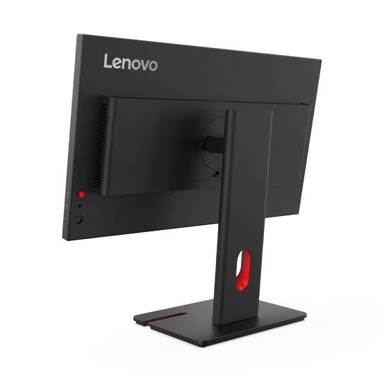 Монитор Lenovo ThinkVision T24-40, 23.8 инча FHD IPS (1920 x 1080), 120Hz, 250 cd/m², USB Hub, HDMI, DisplayPort, VGA, Eclipse Black
