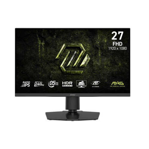 Монитор MSI MAG 272PF X24 Gaming, 27 инча, FHD 1920 x 1080, Rapid IPS, 240 Hz, 0.5 ms, AMD FreeSync Premium, HDR Ready