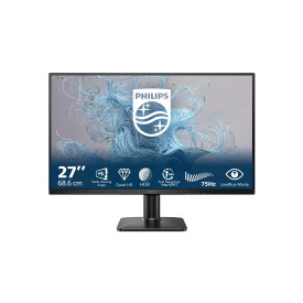 Монитор Philips 27E2N1500L00, 27 инча, 2560x1440, HDMI, DisplayPort, IPS, 4 ms, 250 cd/m², 1000:1, VESA 100x100