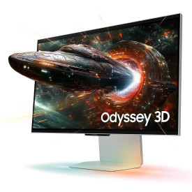 Монитор Samsung LS27FG900XUXEN Odyssey 3D G90XF, 27 инча 4K UHD,16:9, IPS, 165Hz, 350 cd/2, 1000:1, 1ms, HDR10+/FS Premium/G-Sync, 2xHDMI 2.1 1xDP 1.4, 3D Glasses-Free