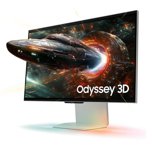 Монитор Samsung LS27FG900XUXEN Odyssey 3D G90XF, 27 инча 4K UHD,16:9, IPS, 165Hz, 350 cd/2, 1000:1, 1ms, HDR10+/FS Premium/G-Sync, 2xHDMI 2.1 1xDP 1.4, 3D Glasses-Free
