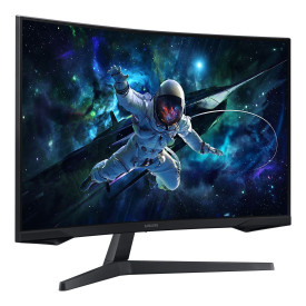 Монитор Samsung Odyssey G5 G55C, 32.0 инча, 2560x1440, VA, 165Hz, 1ms, HDR10, HDMI, DP