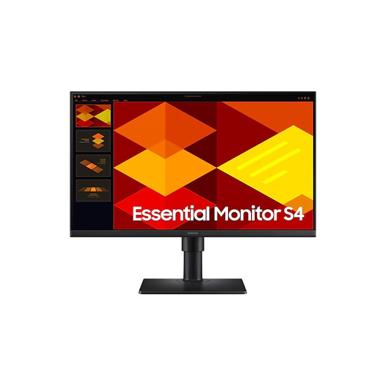 Монитор Samsung S4 S40GD LS24D402GAUXEN, 24 инча, 1920x1080 (Full HD), IPS, 100Hz, Eye Saver Mode, VESA, HDMI/DP