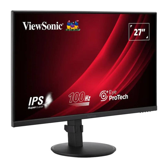 Монитор VIEWSONIC VA2708-HDJ, 27 инча, IPS, 1920x1080, 16:9, 5ms, VGA, HDMI, DP
