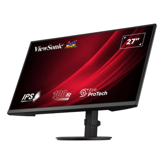 Монитор VIEWSONIC VA2708-HDJ, 27 инча, IPS, 1920x1080, 16:9, 5ms, VGA, HDMI, DP