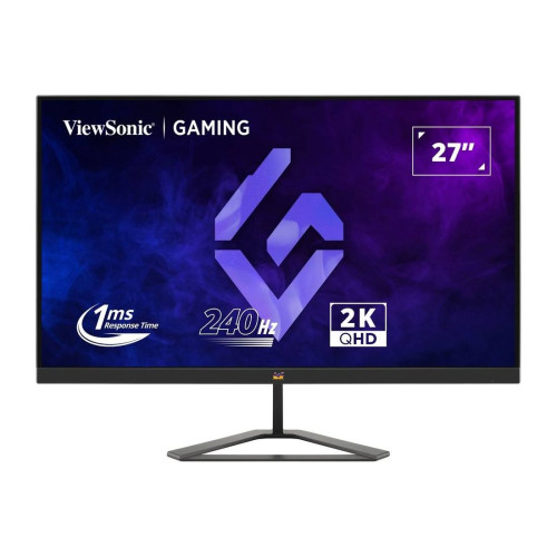 Монитор ViewSonic VX2757-2K-PRO, 27 инча IPS, QHD (2560 x 1440), 200Hz, 1 ms MPRT, HDR10, 2x HDMI, DisplayPort