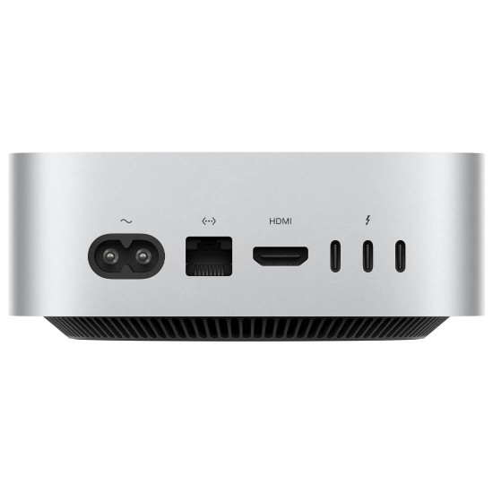 Настолен компютър Apple Mac Mini 2024, Apple M4 10C (4.4GHz, 4M), 10-ядрен GPU Apple M4, 16GB LPDDR5X 7500MHz, 256GB SSD, macOS Sequoia - MU9D3ZE/A