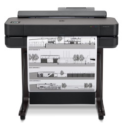 Плотер HP DesignJet T650, 24 инча, цветен мастиленоструен, A1 (61.0cm x 91.4m), 2400x1200dpi, 0.43 мин/страница, USB, LAN, Wi-Fi, нож за рязане