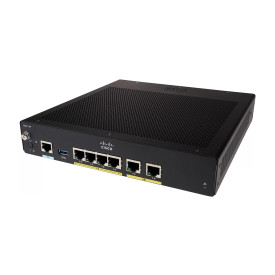 Рутер Cisco 921-4P, Ethernet, 4 порта RJ-45, 10/100/1000 Mbps, 1 WAN, 1 USB, 1 Console