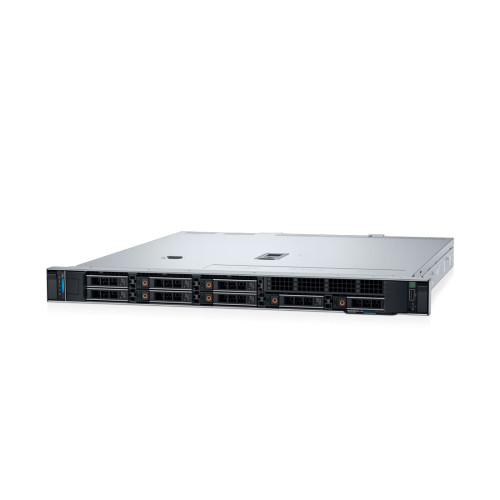 Сървър Dell PowerEdge R360, Intel Xeon 6325P, 3.5GHz-5.2GHz, 12MB кеш, 4 ядра, 8 нишки, 16GB DDR5 5600MHz UDIMM, 480GB SSD, PERC H355, 8 x 2.5 инча SAS/SATA