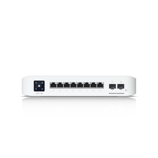 Суич Ubiquiti UniFi USW-Pro-8-PoE, 8 порта, GbE, PoE++, SFP+ uplink