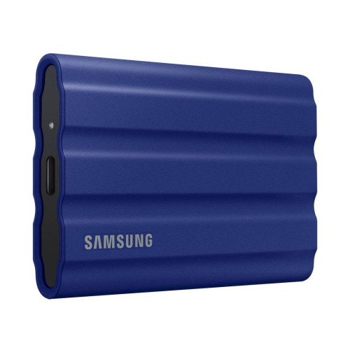 Външен SSD диск SAMSUNG Portable T7 Shield 2TB, USB 3.2 Gen 2, IP65, син