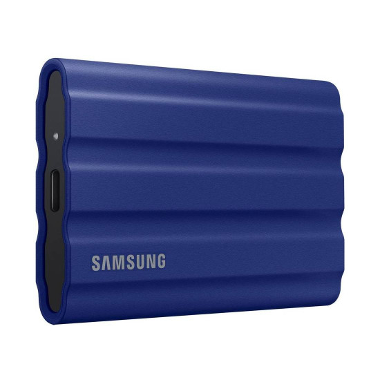 Външен SSD диск SAMSUNG Portable T7 Shield 2TB, USB 3.2 Gen 2, IP65, син