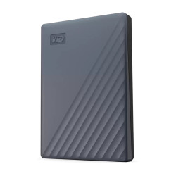 Външен твърд диск WESTERN DIGITAL My Passport 2TB, + USB-C, Silicon Grey