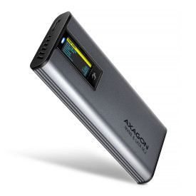 Външна кутия за диск AXAGON EEM2-SD2 USB-C 10Gbps - M.2 NVMe & SATA SSD DISPLAY Box