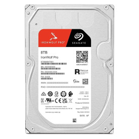 Вътрешен твърд диск SEAGATE Ironwolf PRO Enterprise NAS, ST8000NT001, 8TB, 7200rpm, 256MB кеш, 3.5 инча - (4 броя)