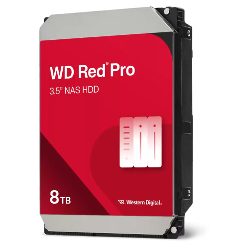 Вътрешен твърд диск Western Digital Red Pro 8TB, 6Gb/s, SATA, 7200 rpm, 3.5 инча