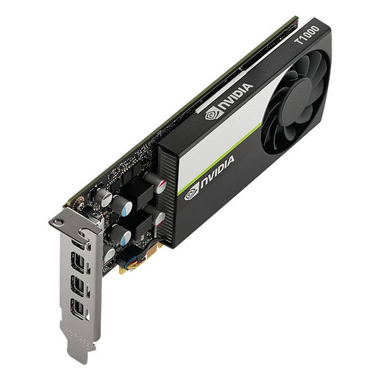 Видеокарта FUJITSU NVIDIA T1000, 8GB GDDR6, PCIe 3.0 x16, 4x Mini DisplayPort