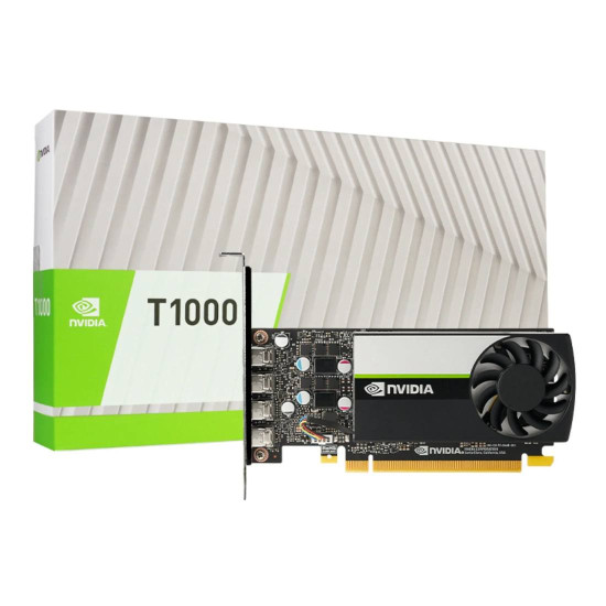 Видеокарта FUJITSU NVIDIA T1000, 8GB GDDR6, PCIe 3.0 x16, 4x Mini DisplayPort