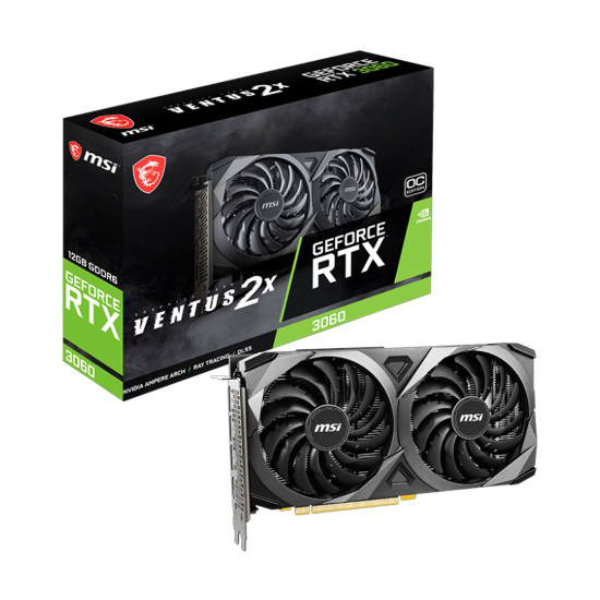 Видеокарта MSI GeForce RTX3060 VENTUS 2X, 12GB OC