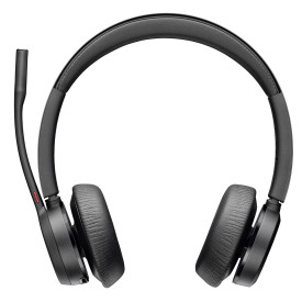 Безжични слушалки HP Poly Voyager 4320, USB-C, BT700 адаптер, Стойка за зареждане