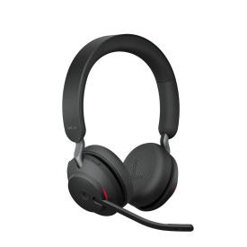 Безжични слушалки JABRA Evolve2 65 MS Stereo, on-ear, Bluetooth, USB-C, Black