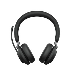 Безжични слушалки JABRA Evolve2 65 MS Stereo, on-ear, Bluetooth, USB-C, Black