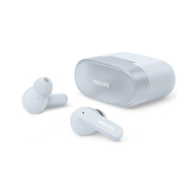 Безжични слушалки Philips, 32h playtime, Blue