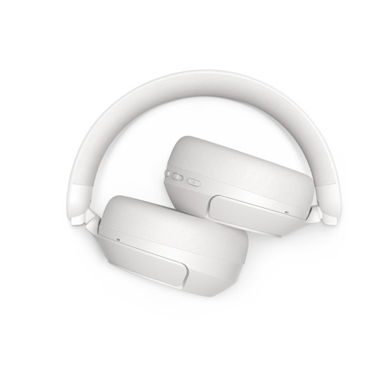Безжични слушалки Philips, 80h playtime, White