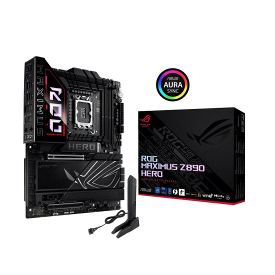 Дънна платка ASUS ROG MAXIMUS Z890 HERO, LGA1851, DDR5, ATX